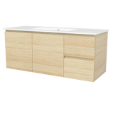 Nevada Vanity 1200mm Centre Bowl Alpha Top Wall hung (NEV-V-1200-C-APH-W)