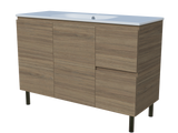 Nevada Vanity 1200mm Centre Bowl Haven Top On Legs (NEV-V-1200-C-HVN-L)