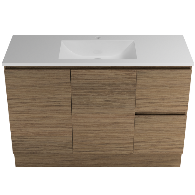 Nevada Vanity 1200mm Centre Bowl Regal Top Floor standing (NEV-V-1200-C-REG-F)