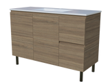 Nevada Vanity 1200mm Centre Bowl Regal Top On Legs (NEV-V-1200-C-REG-L)