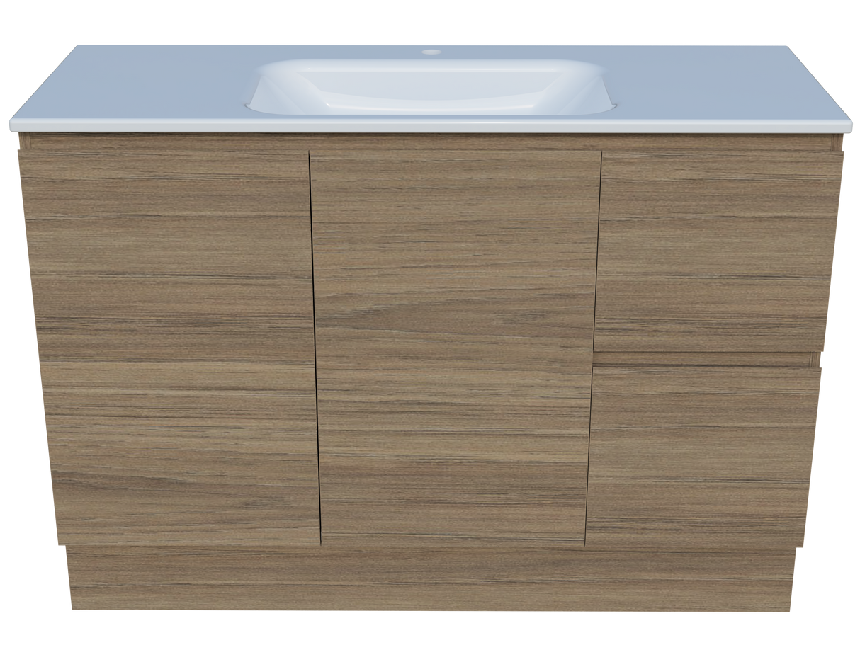 Nevada Vanity 1200mm Centre Bowl Stadium Top Floor standing (NEV-V-1200-C-STD-F)