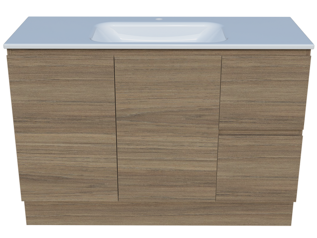 Nevada Vanity 1200mm Centre Bowl Stadium Top Floor standing (NEV-V-1200-C-STD-F)