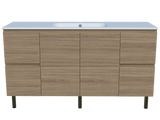 Nevada Vanity 1500mm Centre Bowl Haven Top On Legs (NEV-V-1500-C-HVN-L)