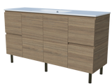 Nevada Vanity 1500mm Centre Bowl Haven Top On Legs (NEV-V-1500-C-HVN-L)