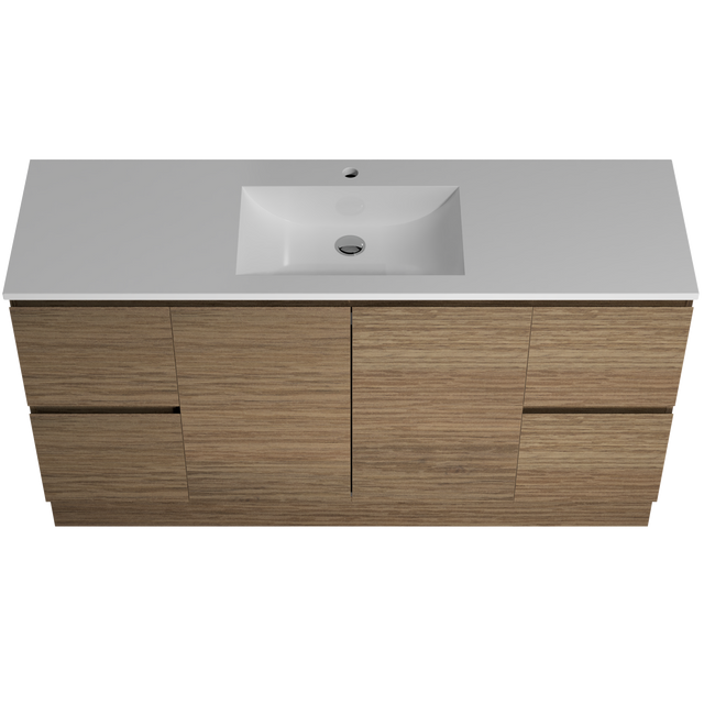 Nevada Vanity 1500mm Centre Bowl Regal Top Floor standing (NEV-V-1500-C-REG-F)