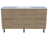 Nevada Vanity 1500mm Centre Bowl Regal Top On Legs (NEV-V-1500-C-REG-L)