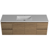 Nevada Vanity 1500mm Centre Bowl Regal Top Wall hung (NEV-V-1500-C-REG-W)