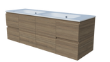 Nevada Vanity 1500mm Double Bowl Haven Top Wall hung (NEV-V-1500-D-HVN-W)