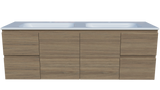 Nevada Vanity 1500mm Double Bowl Stadium Top Wall hung (NEV-V-1500-D-STD-W)