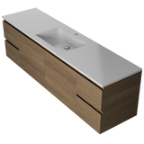Nevada Vanity 1800mm Centre Bowl Regal Top Wall hung (NEV-V-1800-C-REG-W)