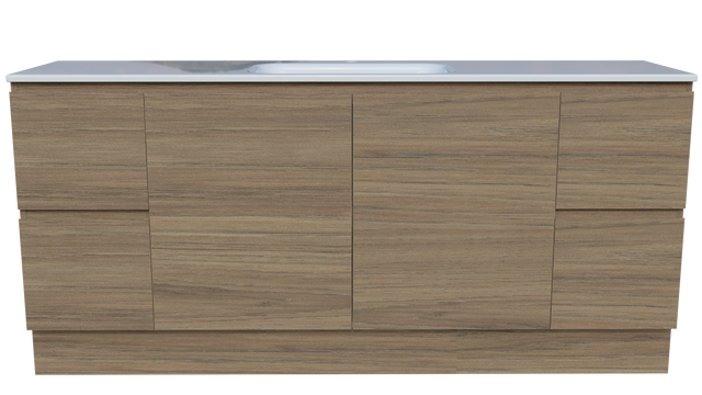 Nevada Vanity 1800mm Centre Bowl Stadium Top Floor standing (NEV-V-1800-C-STD-F)