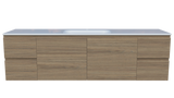 Nevada Vanity 1800mm Centre Bowl Stadium Top Wall hung (NEV-V-1800-C-STD-W)
