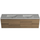 Nevada Vanity 1800mm Double Bowl Regal Top Wall hung (NEV-V-1800-D-REG-W)