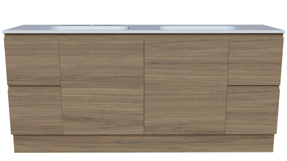 Nevada Vanity 1800mm Double Bowl Stadium Top Floor standing (NEV-V-1800-D-STD-F)