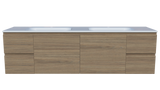 Nevada Vanity 1800mm Double Bowl Stadium Top Wall hung (NEV-V-1800-D-STD-W)