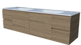 Nevada Vanity 1800mm Double Bowl Stadium Top Wall hung (NEV-V-1800-D-STD-W)