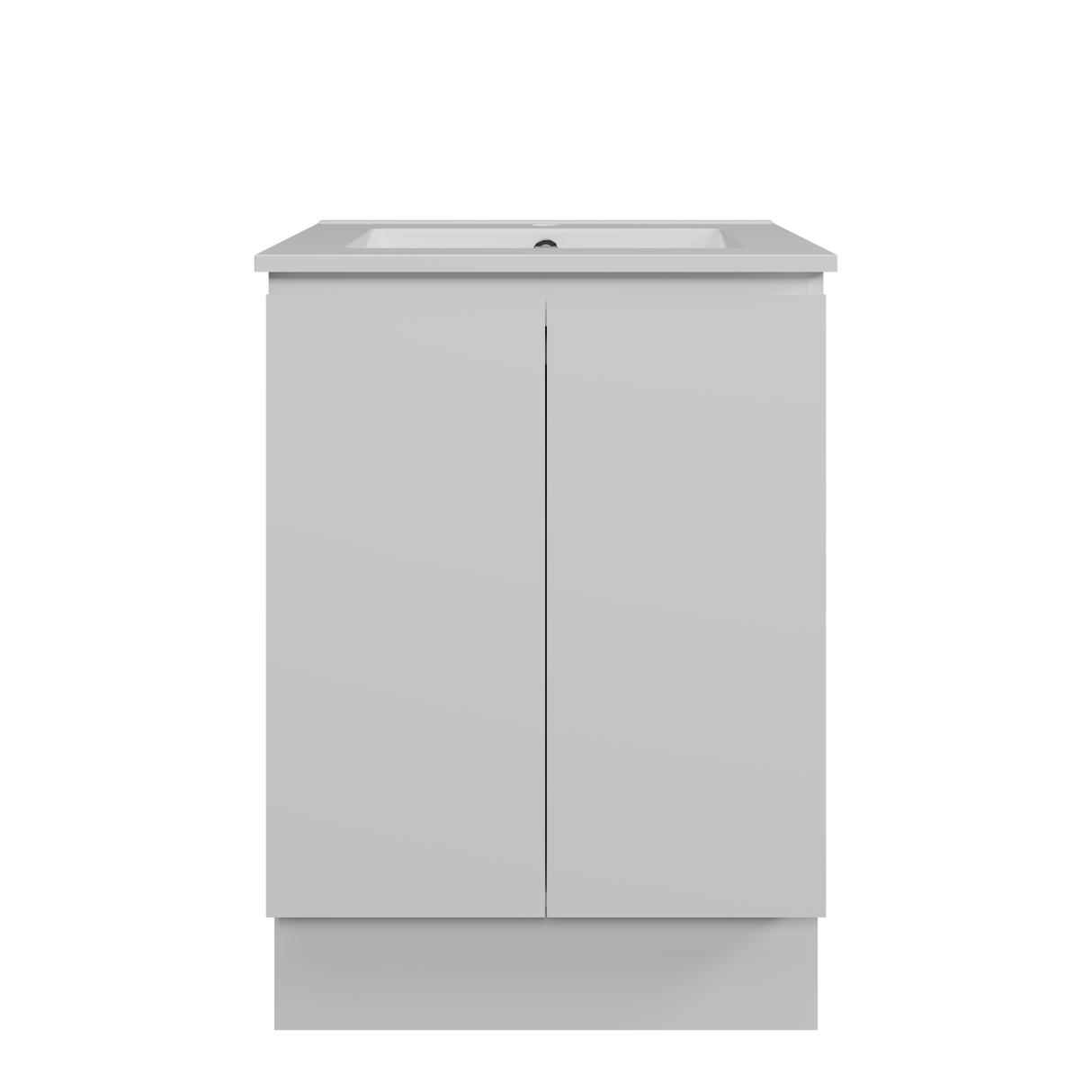 Nevada Vanity 600mm Centre Bowl Alpha Top Floor standing (NEV-V-600-C-APH-F)