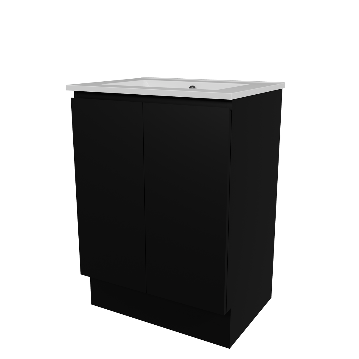 Nevada Vanity 600mm Centre Bowl Alpha Top Floor standing (NEV-V-600-C-APH-F)