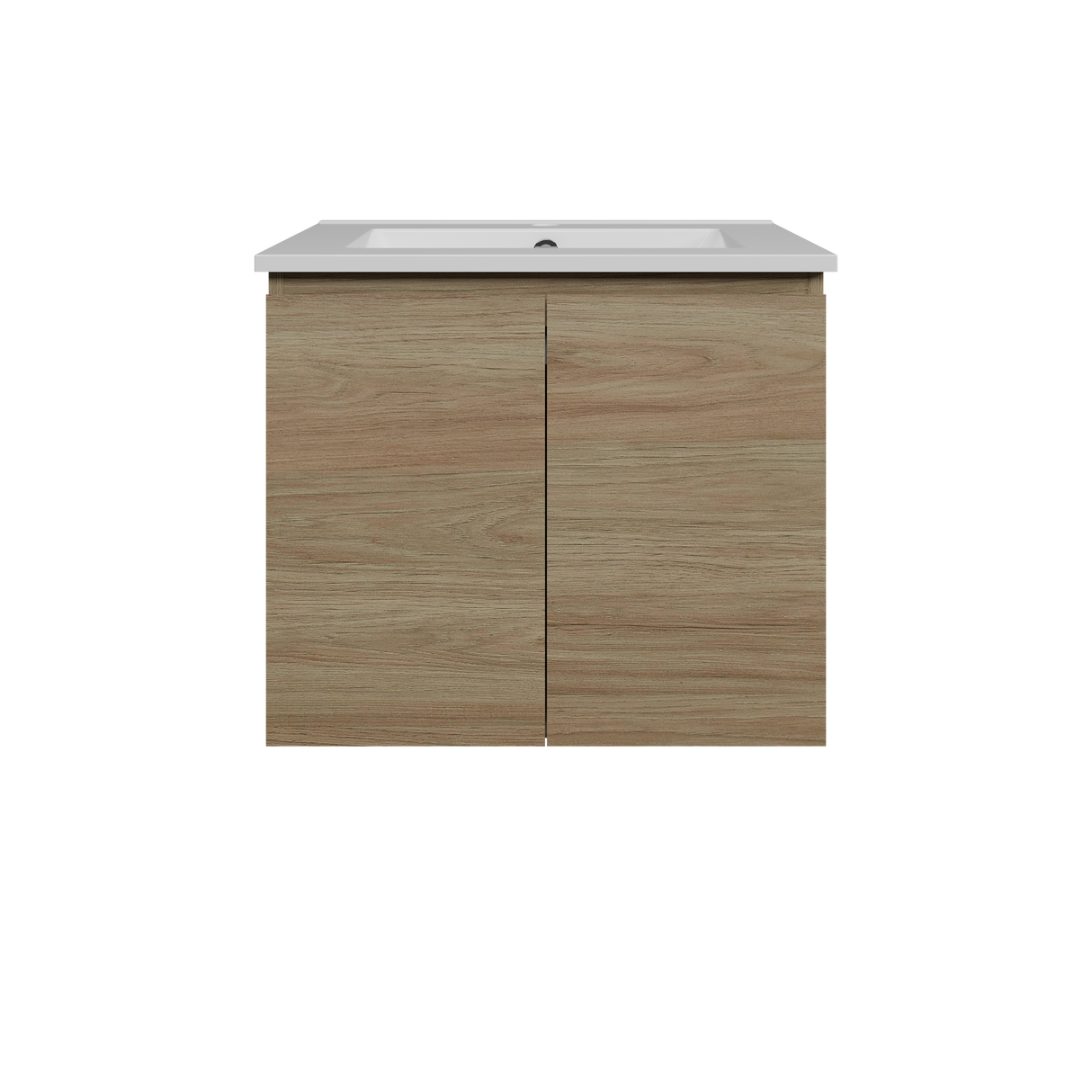 Nevada Vanity 600mm Centre Bowl Alpha Top Wall hung (NEV-V-600-C-APH-W)