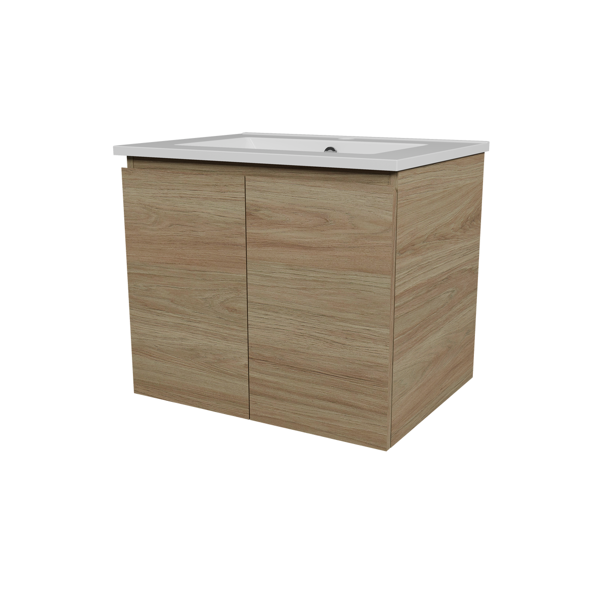 Nevada Vanity 600mm Centre Bowl Alpha Top Wall hung (NEV-V-600-C-APH-W)