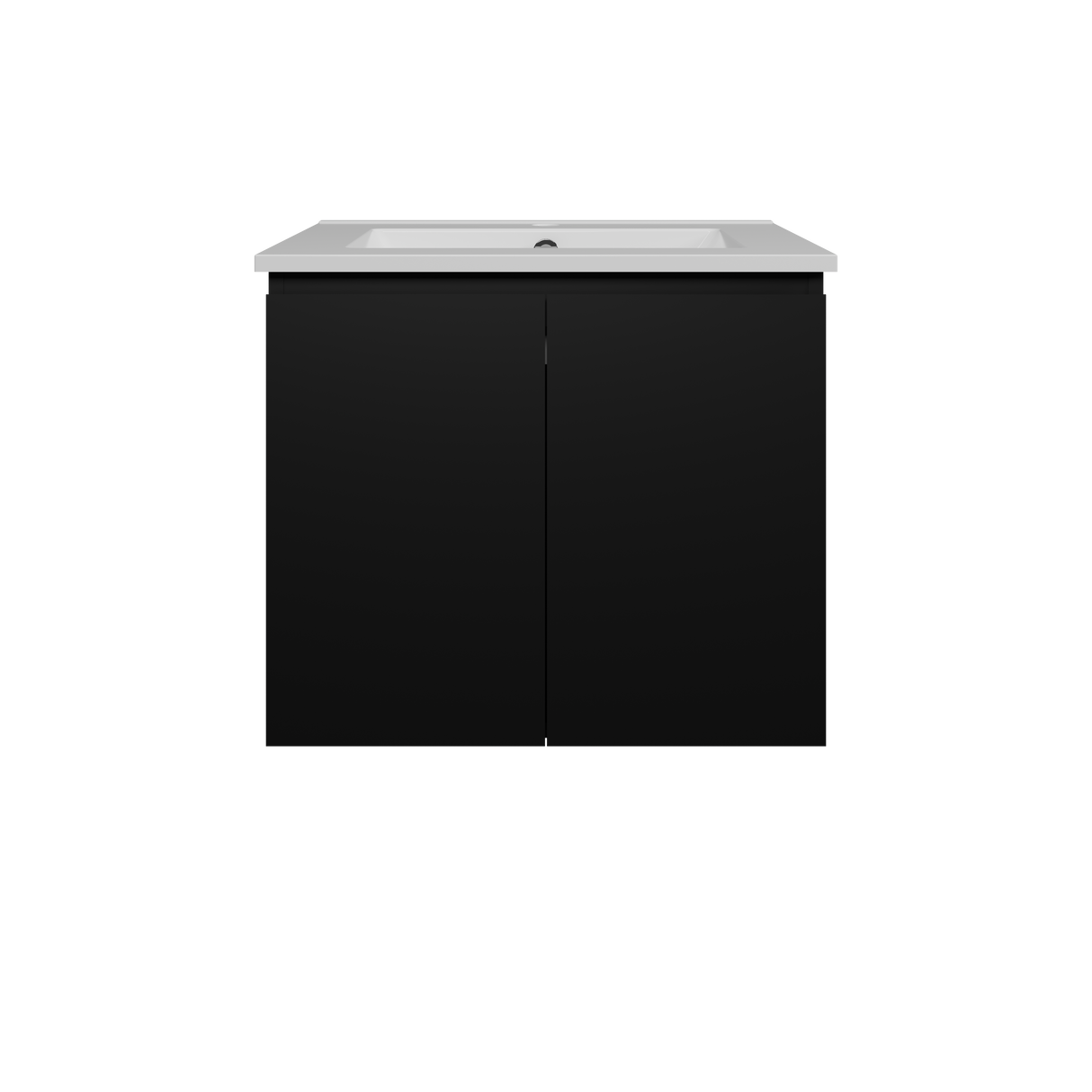 Nevada Vanity 600mm Centre Bowl Alpha Top Wall hung (NEV-V-600-C-APH-W)