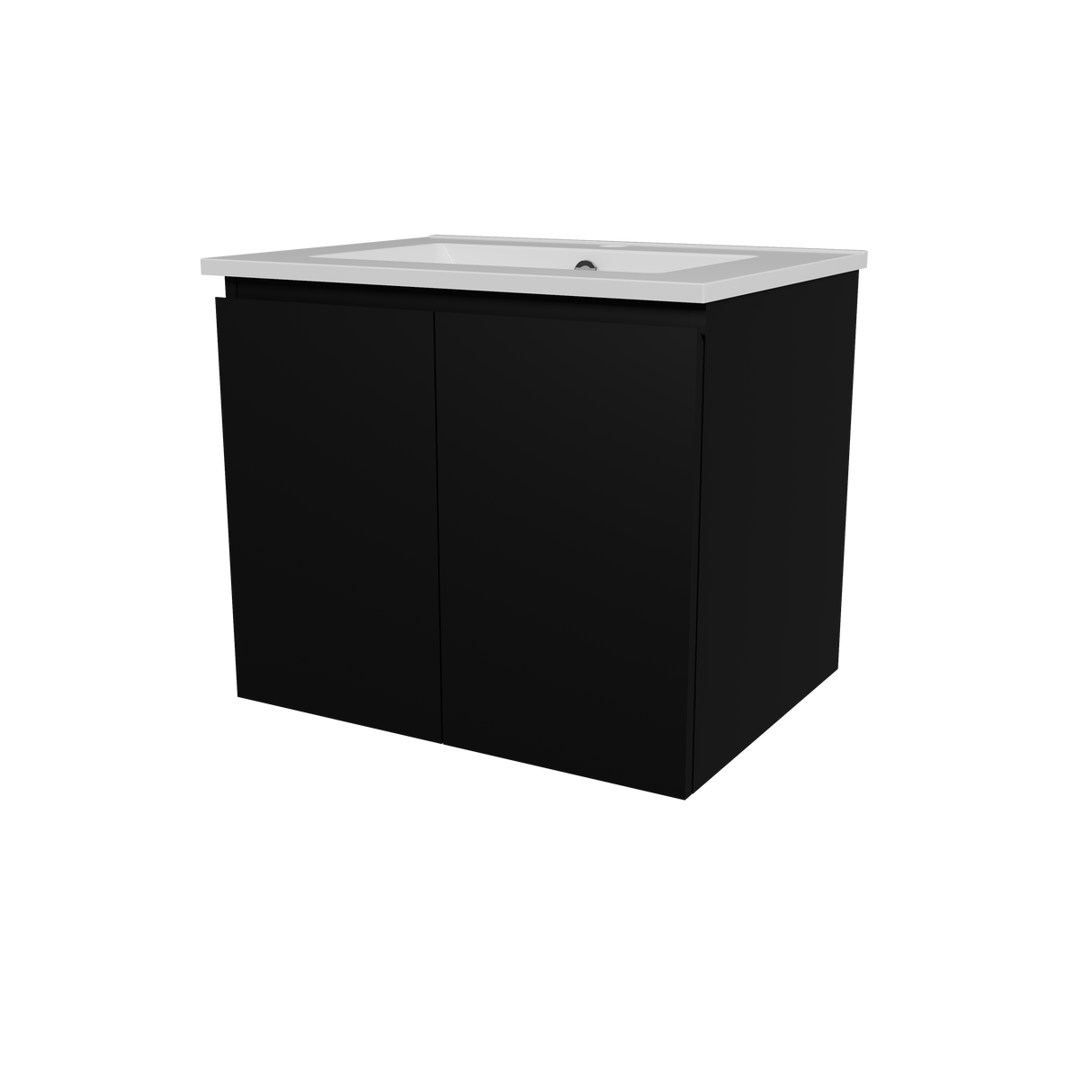 Nevada Vanity 600mm Centre Bowl Alpha Top Wall hung (NEV-V-600-C-APH-W)