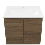 Nevada Vanity 600mm Centre Bowl Regal Top Wall hung (NEV-V-600-C-REG-W)