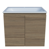 Nevada Vanity 600mm Centre Bowl Stadium Top Wall hung (NEV-V-600-C-STD-W)