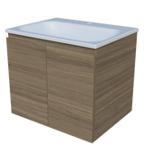 Nevada Vanity 600mm Centre Bowl Stadium Top Wall hung (NEV-V-600-C-STD-W)