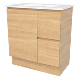 Nevada Vanity 750mm Centre Bowl Alpha Top Floor standing (NEV-V-750-C-APH-F)