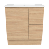Nevada Vanity 750mm Centre Bowl Alpha Top Floor standing (NEV-V-750-C-APH-F)