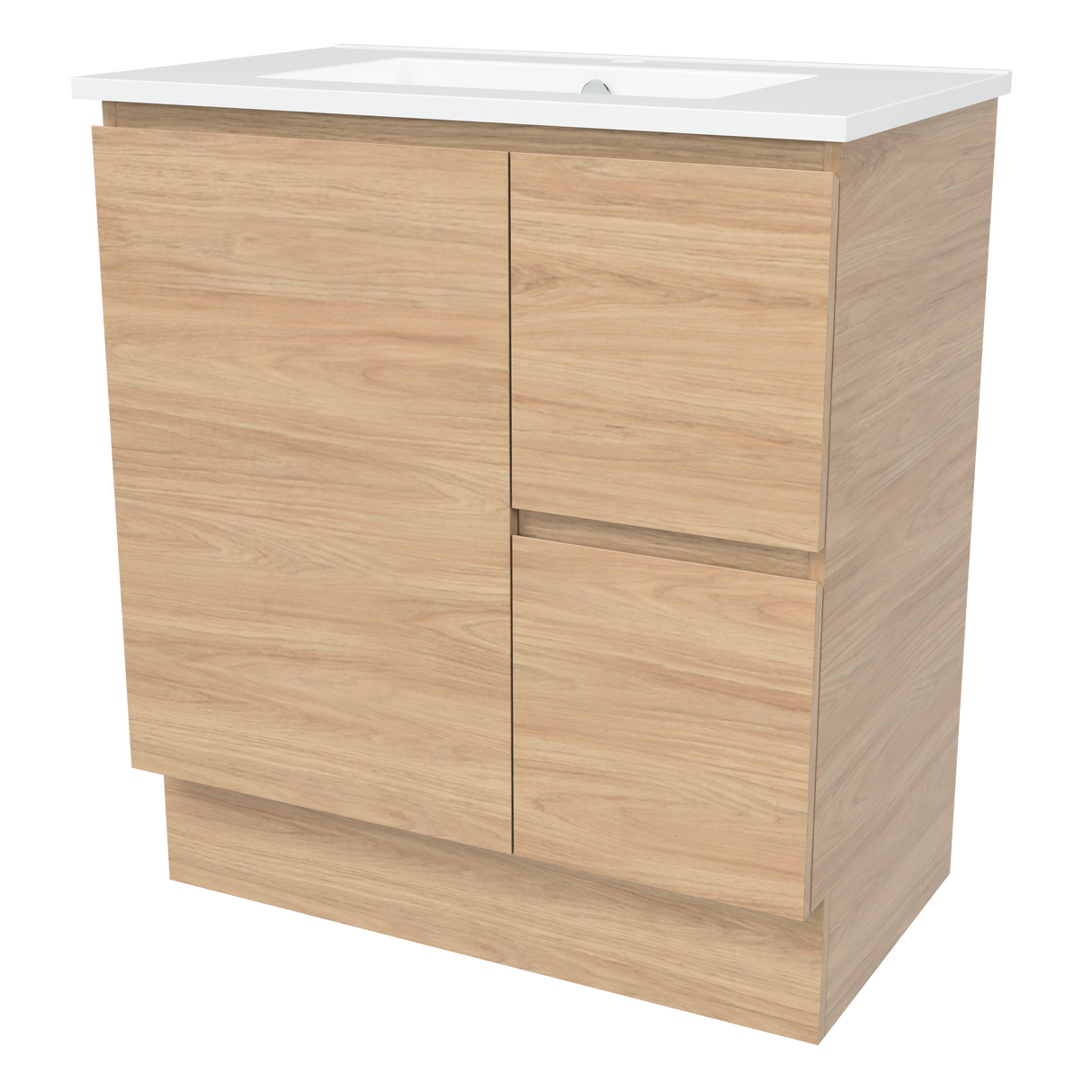Nevada Vanity 750mm Centre Bowl Alpha Top Floor standing (NEV-V-750-C-APH-F)