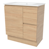 Nevada Vanity 750mm Centre Bowl Alpha Top Floor standing (NEV-V-750-C-APH-F)