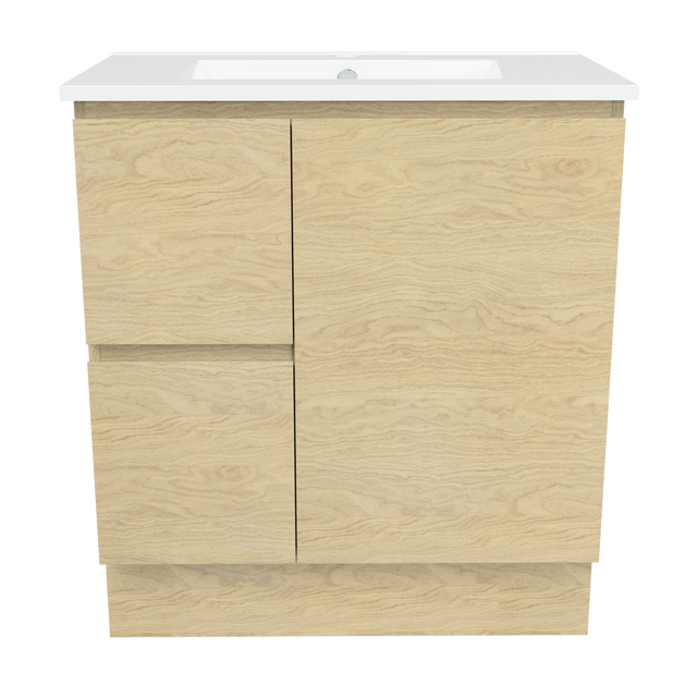 Nevada Vanity 750mm Centre Bowl Alpha Top Floor standing (NEV-V-750-C-APH-F)