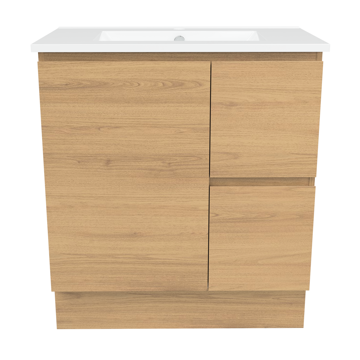 Nevada Vanity 750mm Centre Bowl Alpha Top Floor standing (NEV-V-750-C-APH-F)