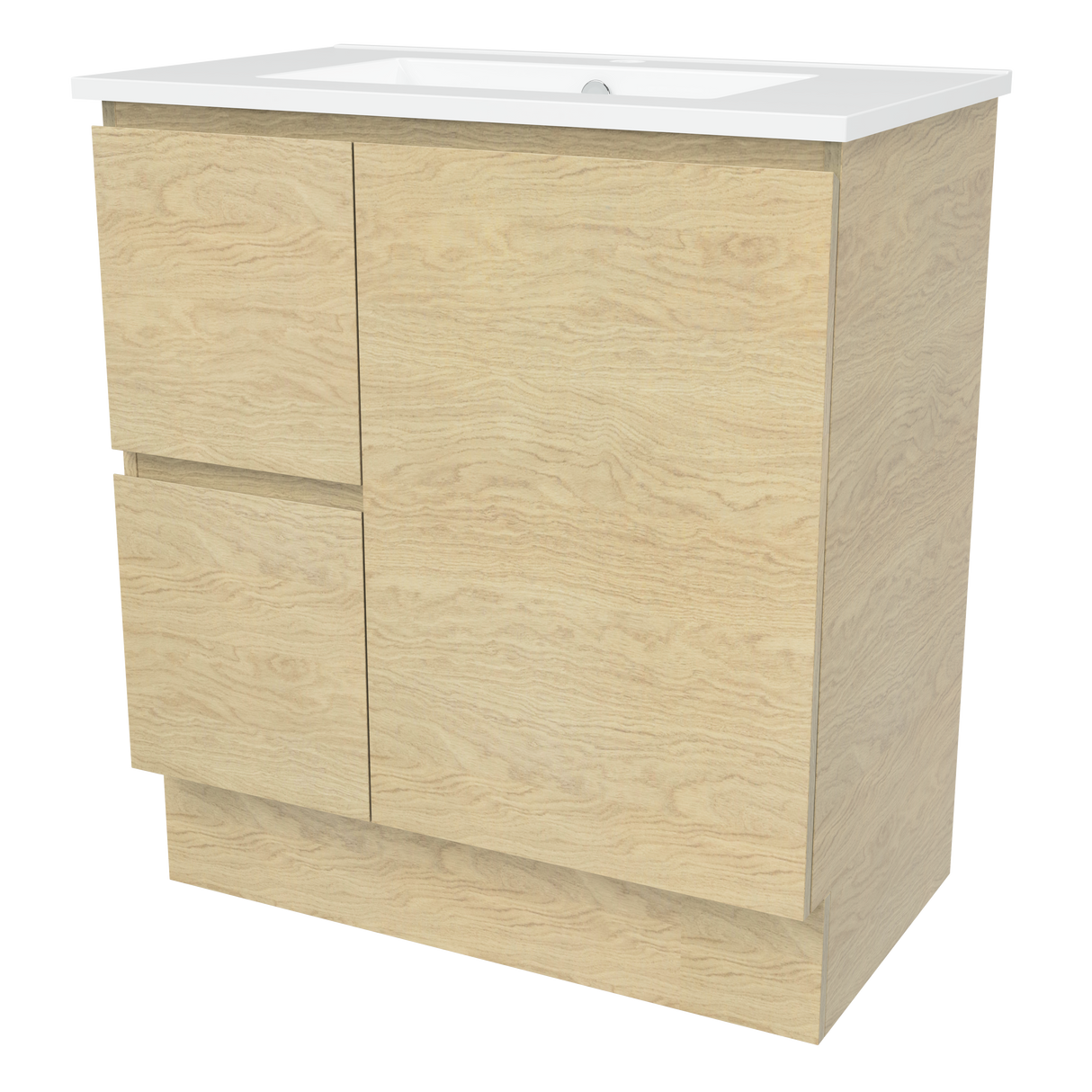 Nevada Vanity 750mm Centre Bowl Alpha Top Floor standing (NEV-V-750-C-APH-F)