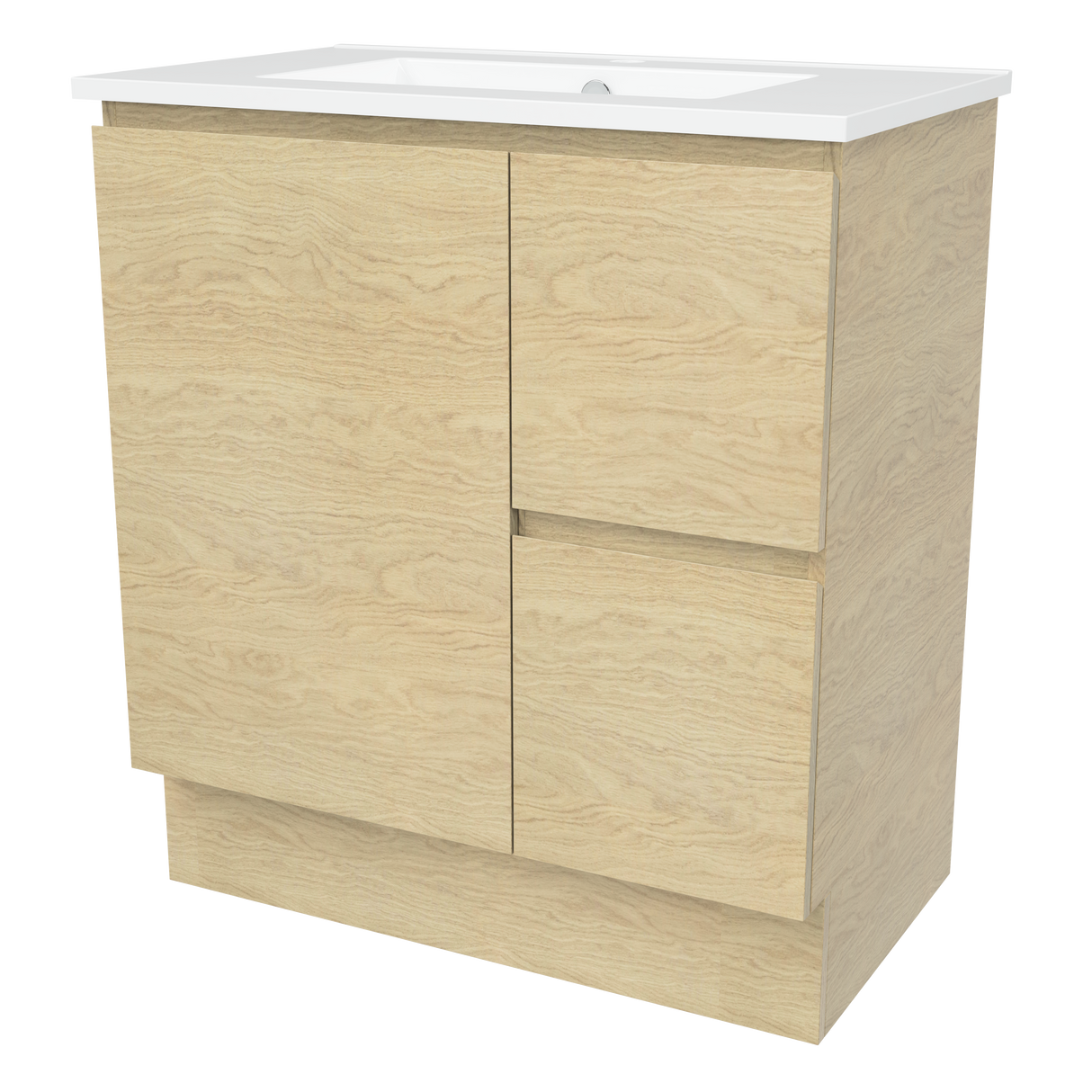 Nevada Vanity 750mm Centre Bowl Alpha Top Floor standing (NEV-V-750-C-APH-F)