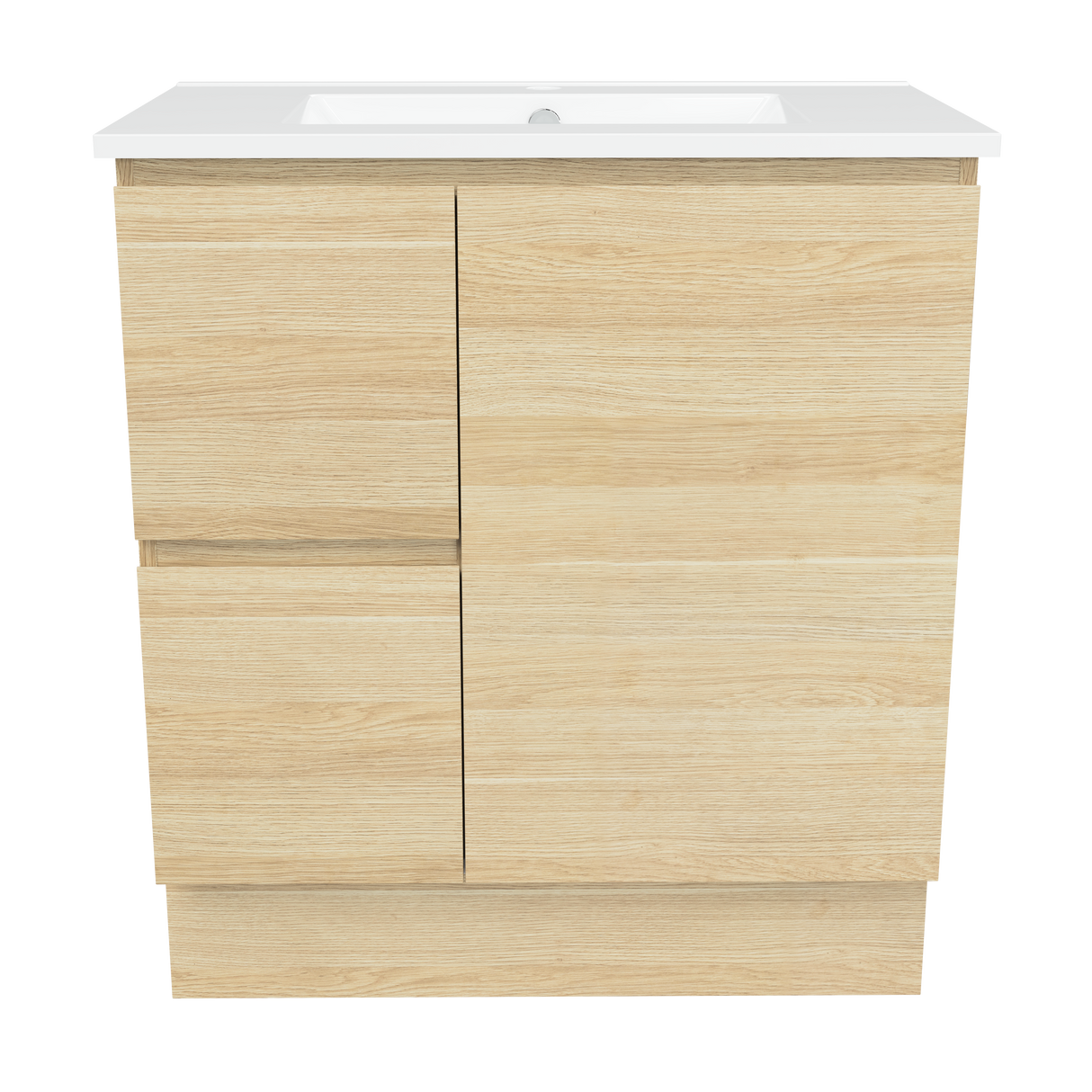 Nevada Vanity 750mm Centre Bowl Alpha Top Floor standing (NEV-V-750-C-APH-F)