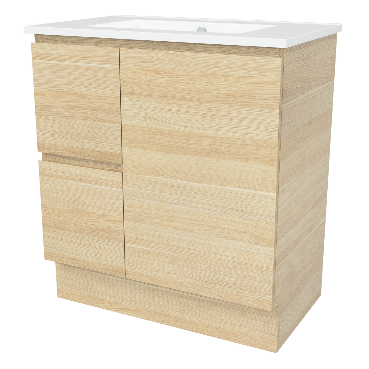 Nevada Vanity 750mm Centre Bowl Alpha Top Floor standing (NEV-V-750-C-APH-F)