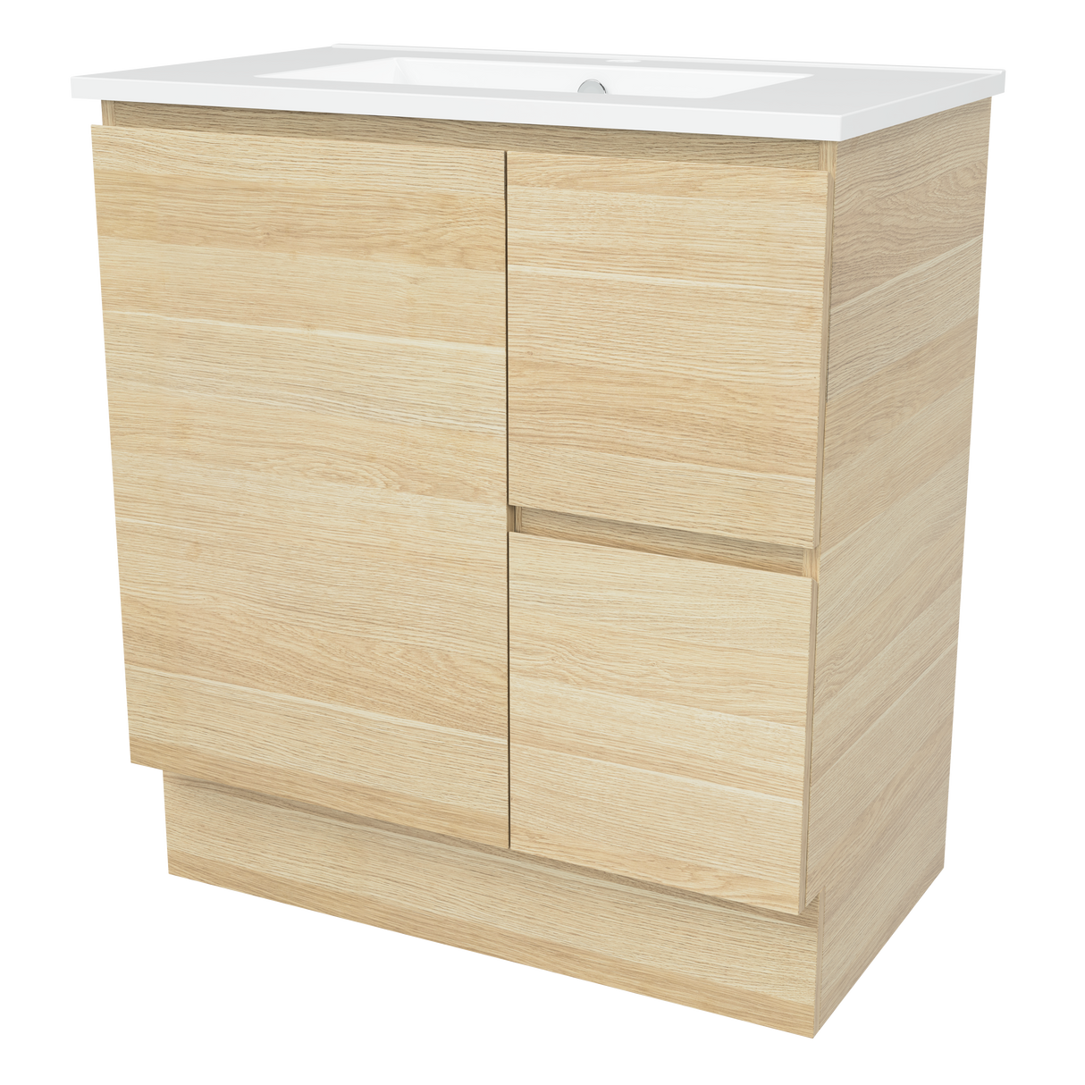 Nevada Vanity 750mm Centre Bowl Alpha Top Floor standing (NEV-V-750-C-APH-F)