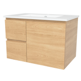 Nevada Vanity 750mm Centre Bowl Alpha Top Wall hung (NEV-V-750-C-APH-W)