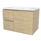 Nevada Vanity 750mm Centre Bowl Alpha Top Wall hung (NEV-V-750-C-APH-W)