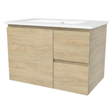 Nevada Vanity 750mm Centre Bowl Alpha Top Wall hung (NEV-V-750-C-APH-W)