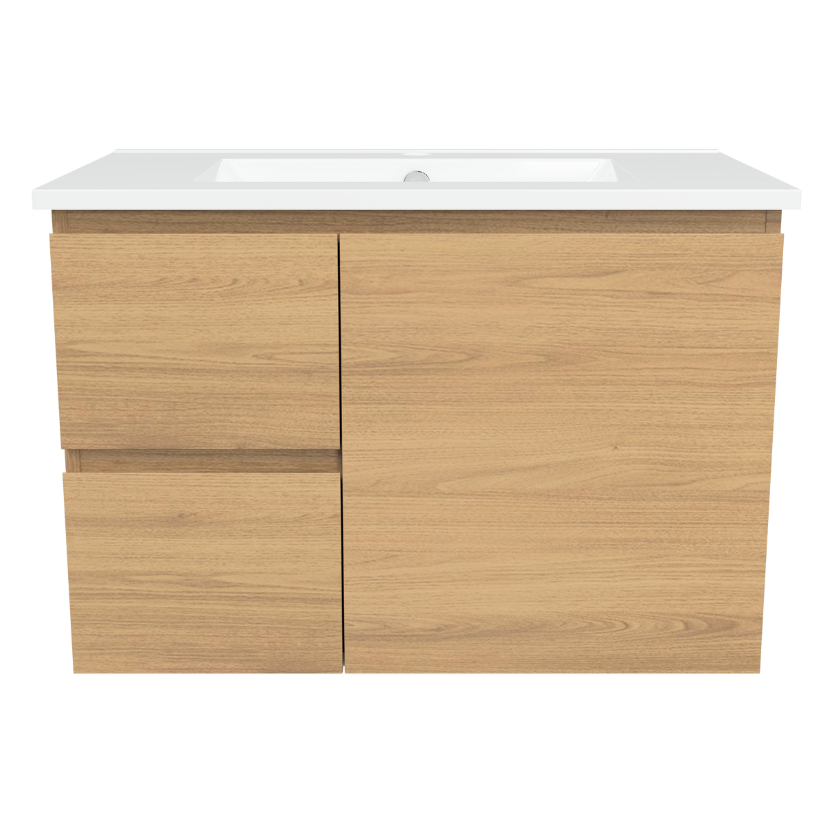 Nevada Vanity 750mm Centre Bowl Alpha Top Wall hung (NEV-V-750-C-APH-W)