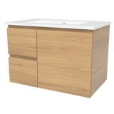 Nevada Vanity 750mm Centre Bowl Alpha Top Wall hung (NEV-V-750-C-APH-W)