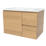 Nevada Vanity 750mm Centre Bowl Alpha Top Wall hung (NEV-V-750-C-APH-W)