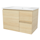 Nevada Vanity 750mm Centre Bowl Alpha Top Wall hung (NEV-V-750-C-APH-W)