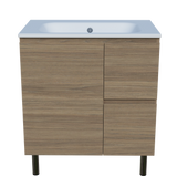 Nevada Vanity 750mm Centre Bowl Haven Top On Legs (NEV-V-750-C-HVN-L)