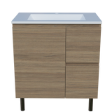 Nevada Vanity 750mm Centre Bowl Regal Top On Legs (NEV-V-750-C-REG-L)