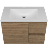 Nevada Vanity 750mm Centre Bowl Regal Top Wall hung (NEV-V-750-C-REG-W)